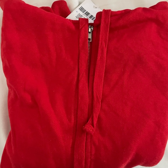 Forever 21 red cropped hoodie - Picture 1 of 2